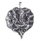 Висулка Лист Ганеш Сребърен цвят - 4 см