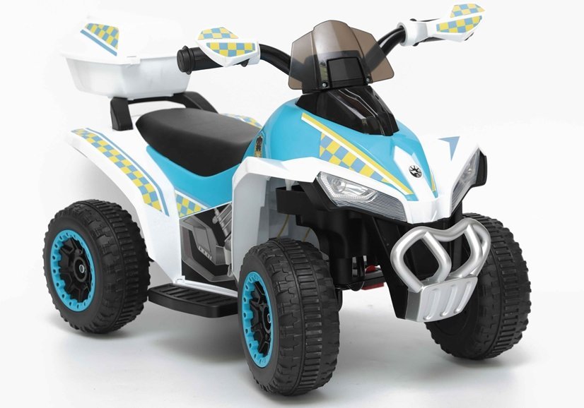 Electric Ride-on Police Quad Gts1188-a White