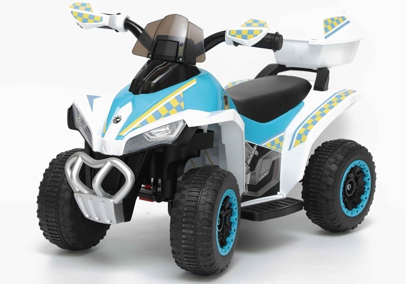 Electric Ride-on Police Quad Gts1188-a White
