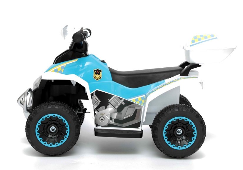 Electric Ride-on Police Quad Gts1188-a White