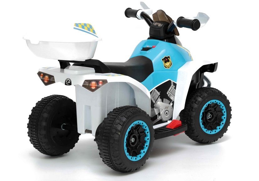 Electric Ride-on Police Quad Gts1188-a White