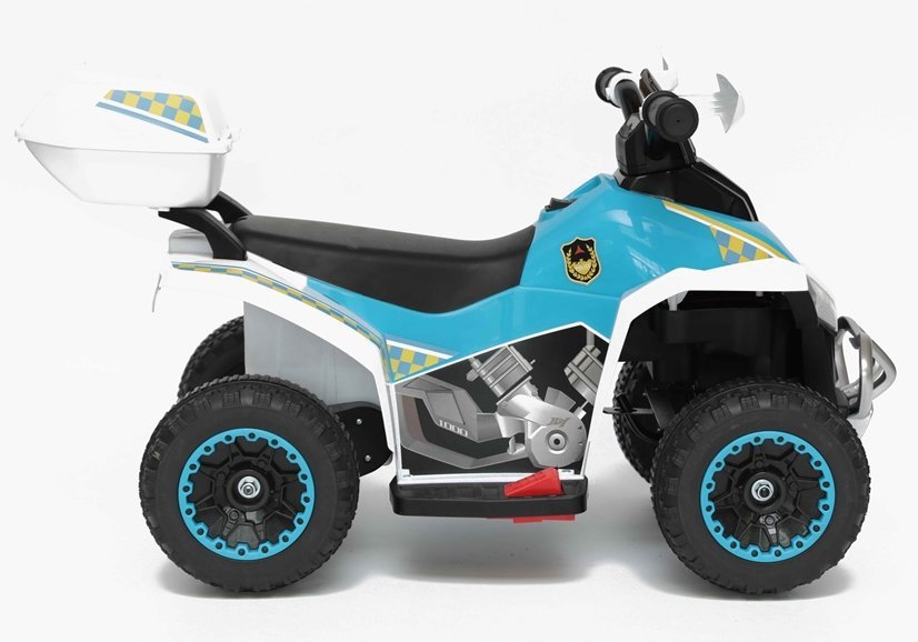 Electric Ride-on Police Quad Gts1188-a White