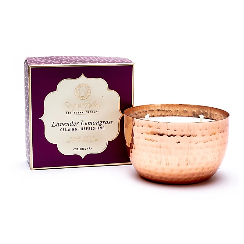 Tridosha Lavender Lemongrass 2 Wick doftljus i burk
