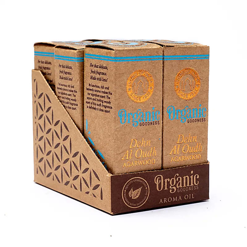 Olio Aromatizzato Organic Goodness Agarwood - Confezione Da 6 Pz. 10ml