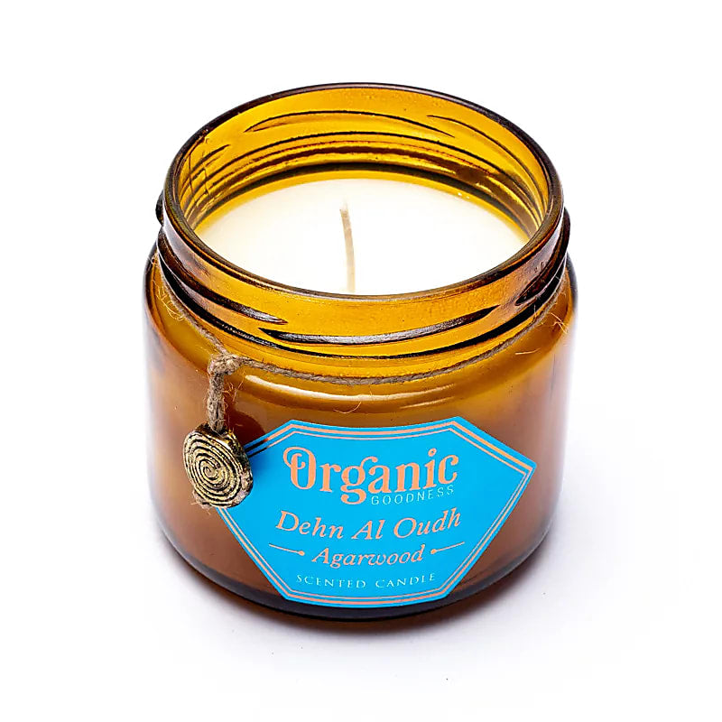 Vela de Cera de Soja Organic Goodness, Agarwood - 200 G