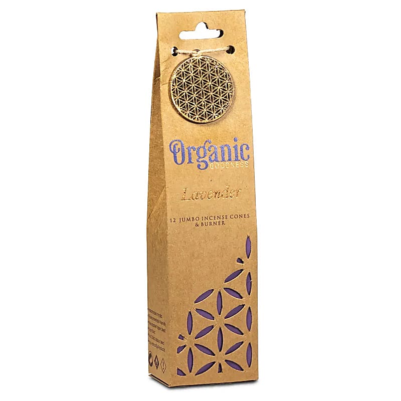 Kominek do kadzidełek z lawendą Organic Goodness - 72 G Opakowanie 6 szt