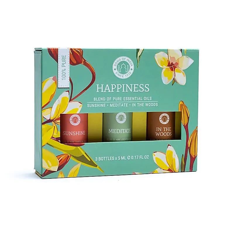 Eterisk olja Aromaterapi Set Happiness - 3x5 Ml