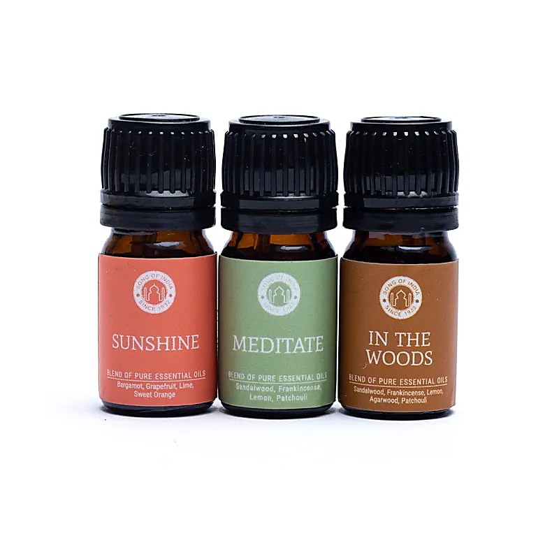 Eterisk olja Aromaterapi Set Happiness - 3x5 Ml
