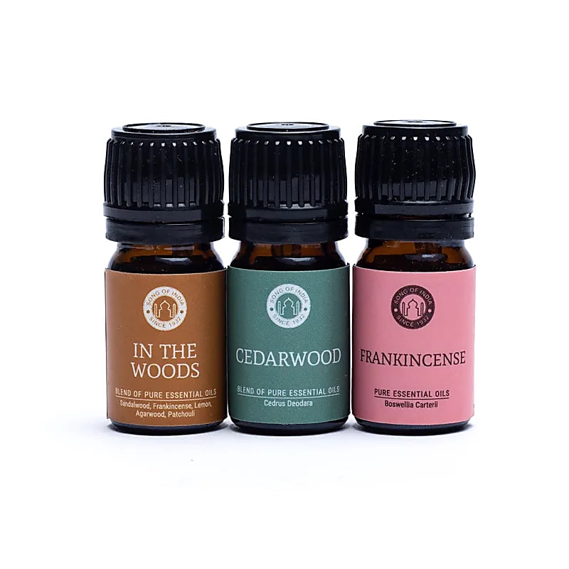 Eterisk olja Aromaterapi Set Woodsy - 3x5 Ml