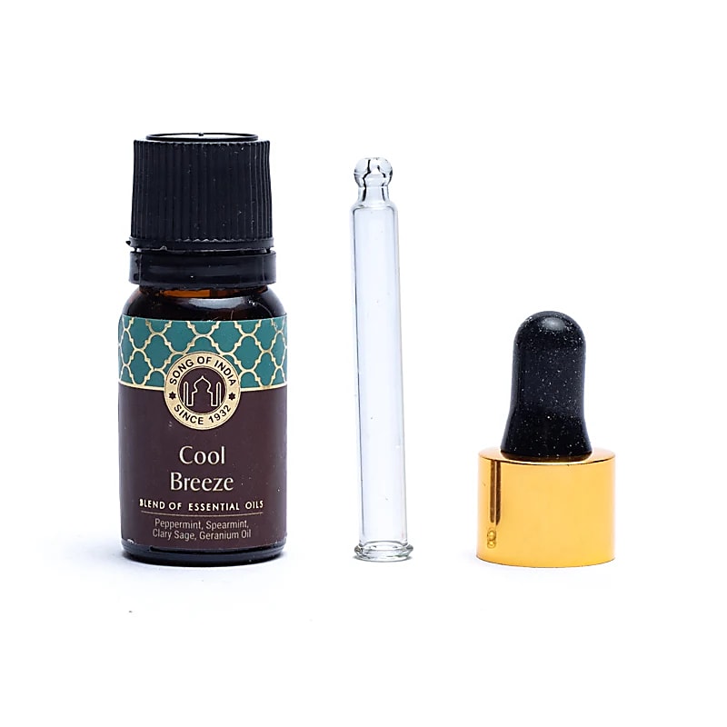 Etherische oliemix Cool Breeze Song Of India - pakket van 3 stuks - 10 ml