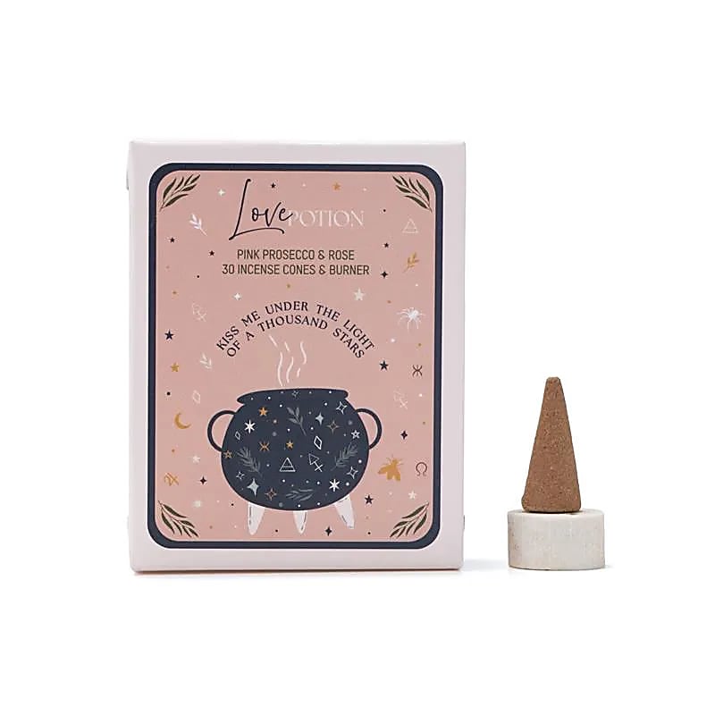 Cones de Incenso Celestial Magic Love Potion - 48 G Pacote de 6 unidades