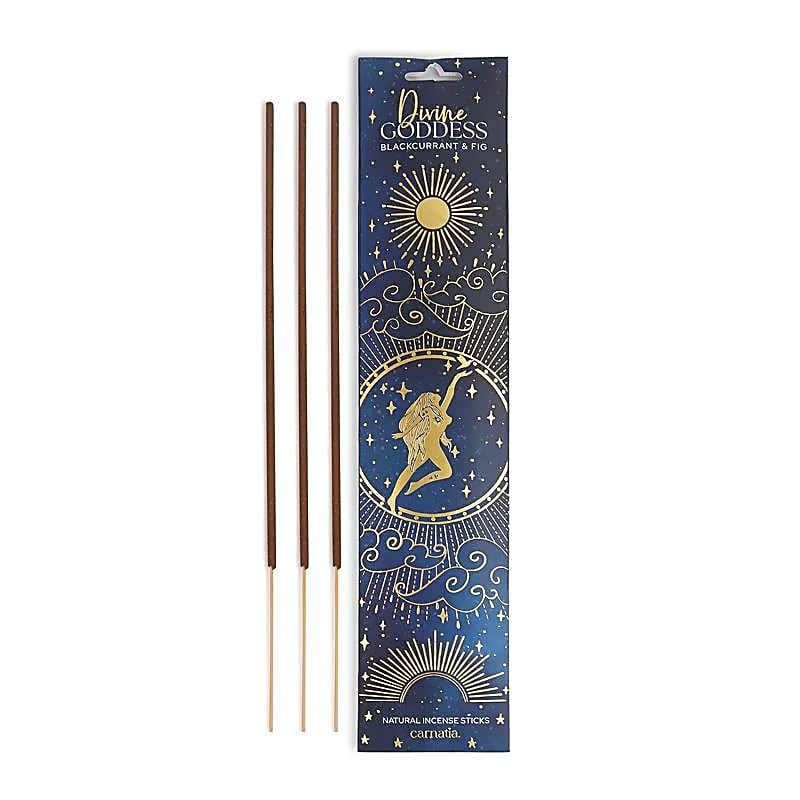Carnatia Starry Spell Incenso Deusa Divina - Pacote de 20 Varas de 6 Unidades