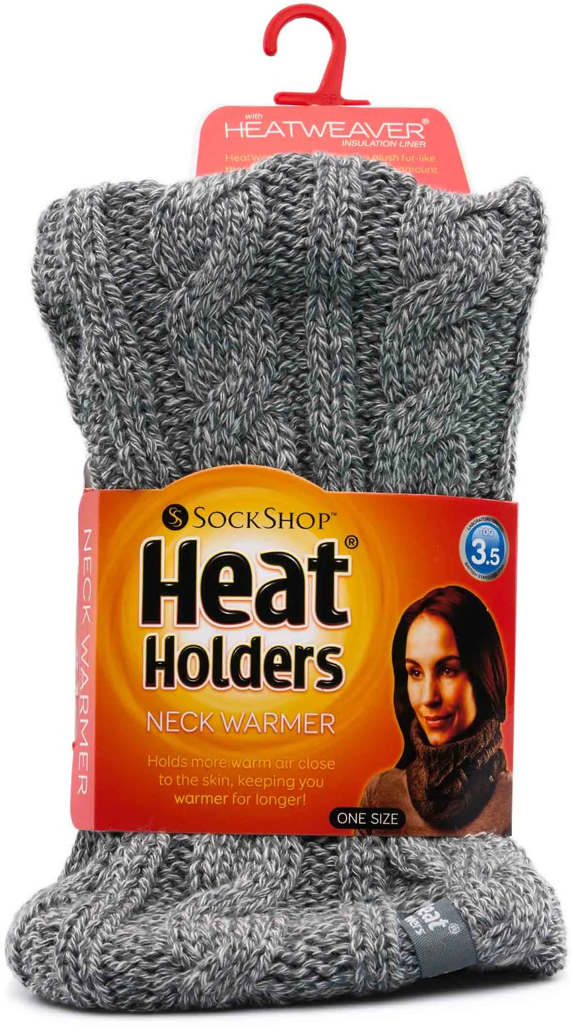 Dámske zimné návleky na krk svetlošedé