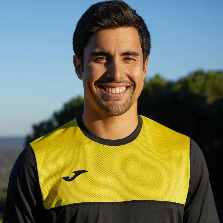 Joma r-trail fekete-sárga sportpóló m