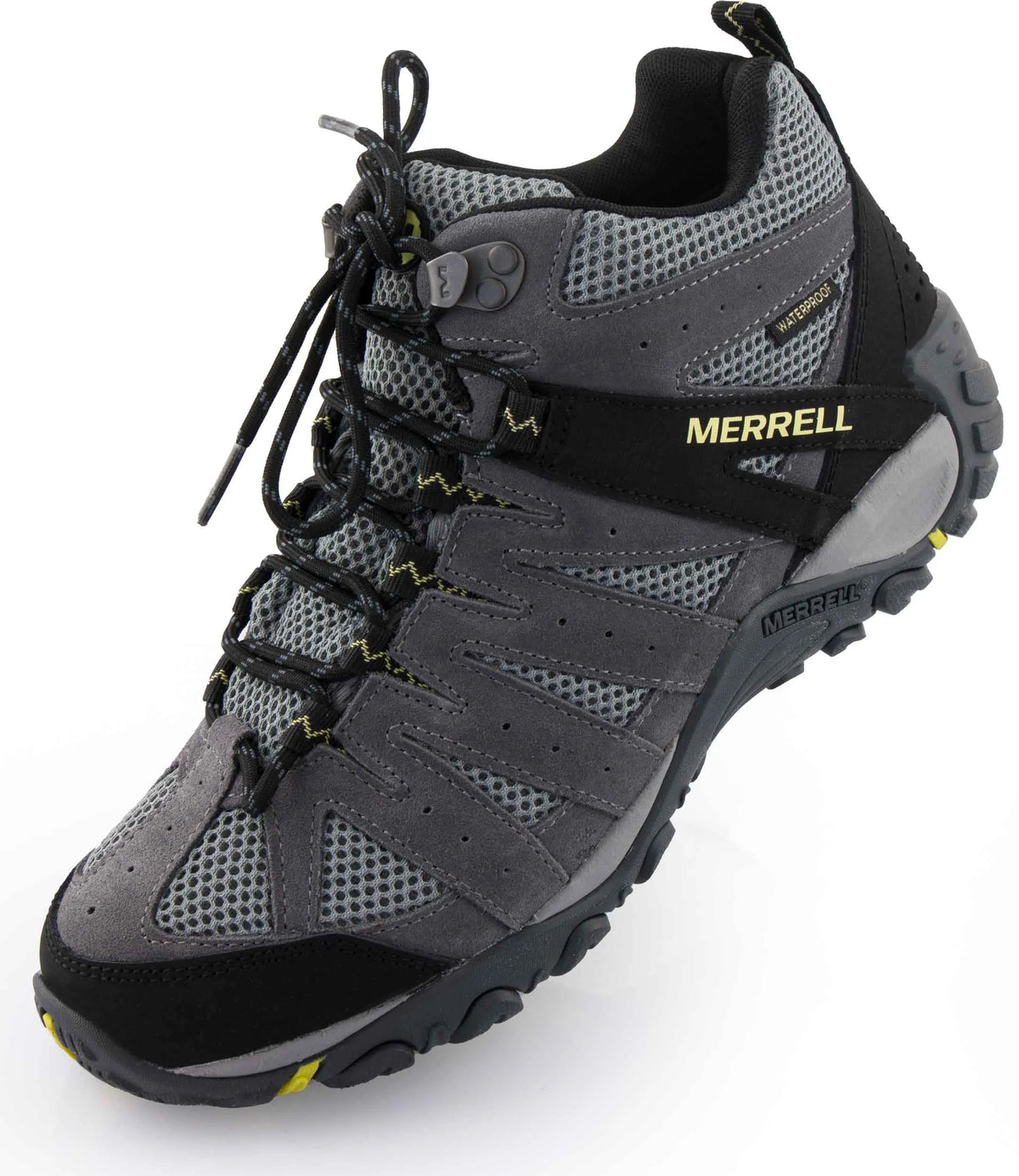 Férfi túracipő Merrell férfi Accentor 2 Vent Mid Wp Turbulence Grey