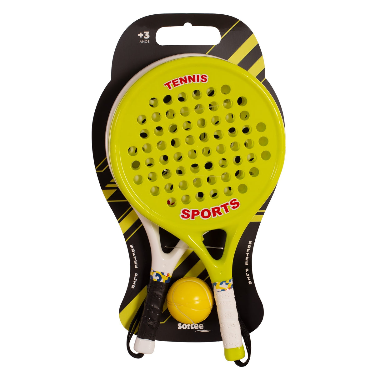 Uppsättning av två racketar med bollmjuka Plio