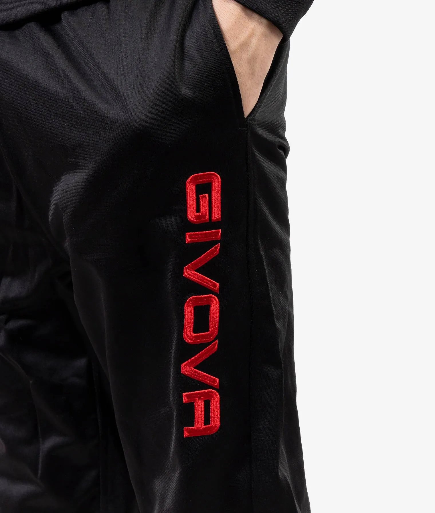 Sportset Givova Luxury Rot-Schwarz Rot