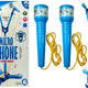 Microphone Karaoke Set Blue Tripod