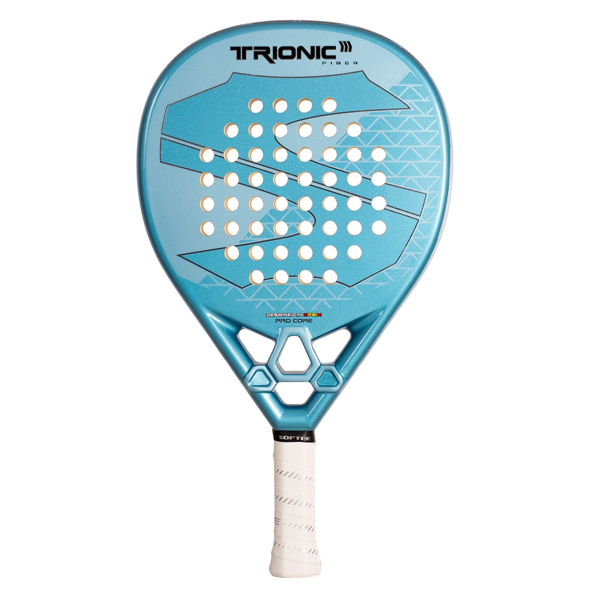 Raquete Padel Softee Trionic Fibra Multicolor