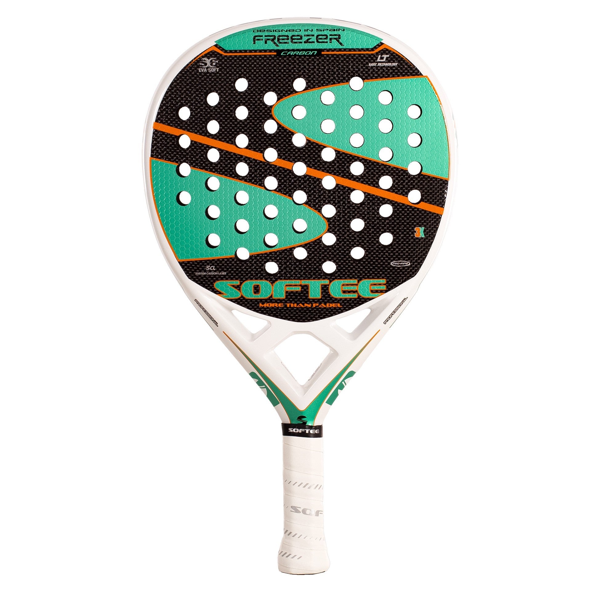 Racket Padel Softee Frys Kol 3k Grön Sft Flerfärgad