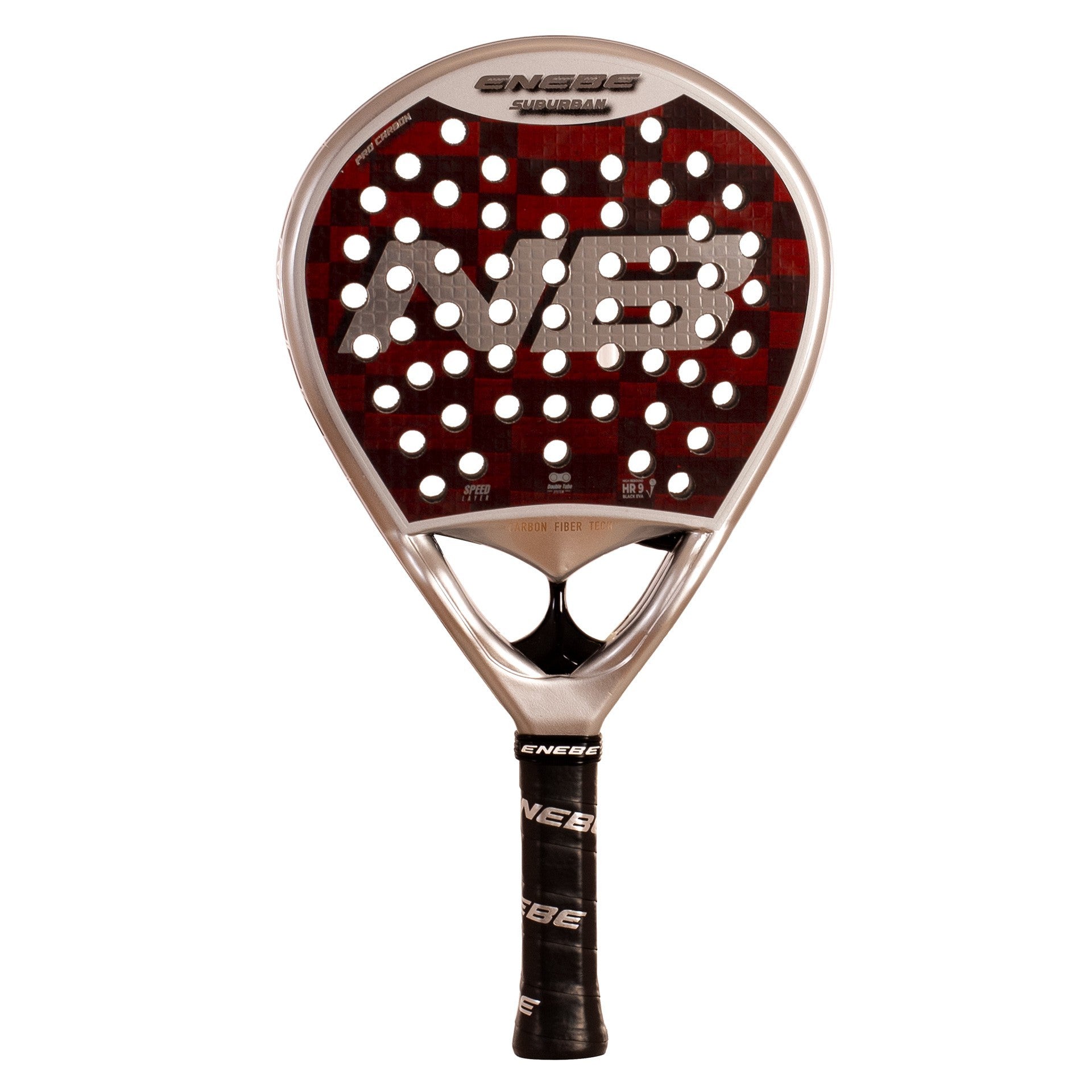 Pala Padel Enebe Suburban Rojo 12k Multicolor