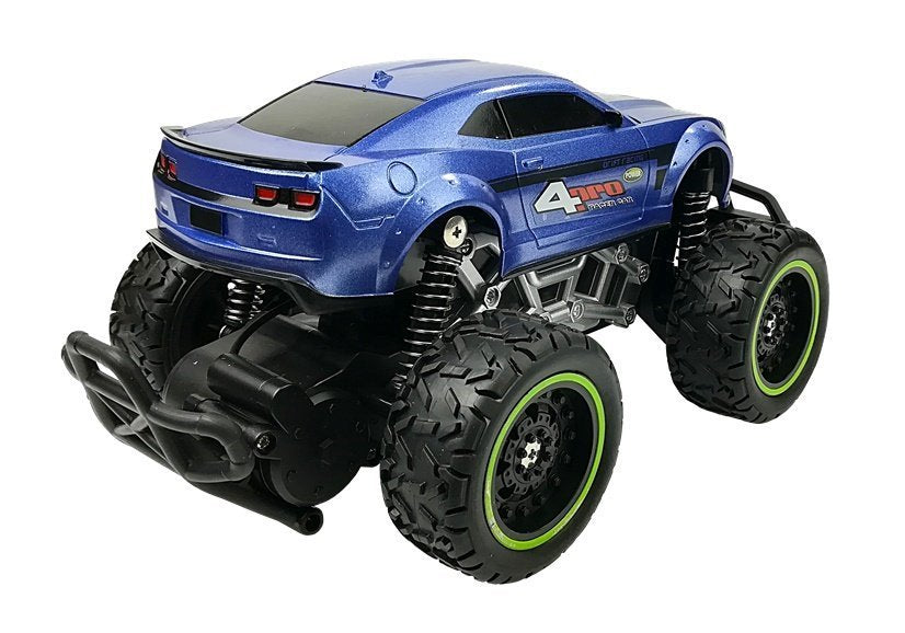 Remote Controlled Car Off-road R/c Blue High Wheels