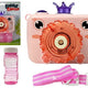 Kamera fouká mýdlové bubliny Baterie Pink Bubble Generator