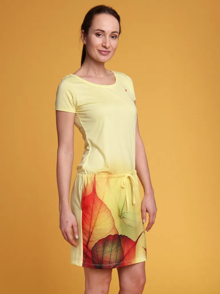 Damekjole loap alysa yellow xs