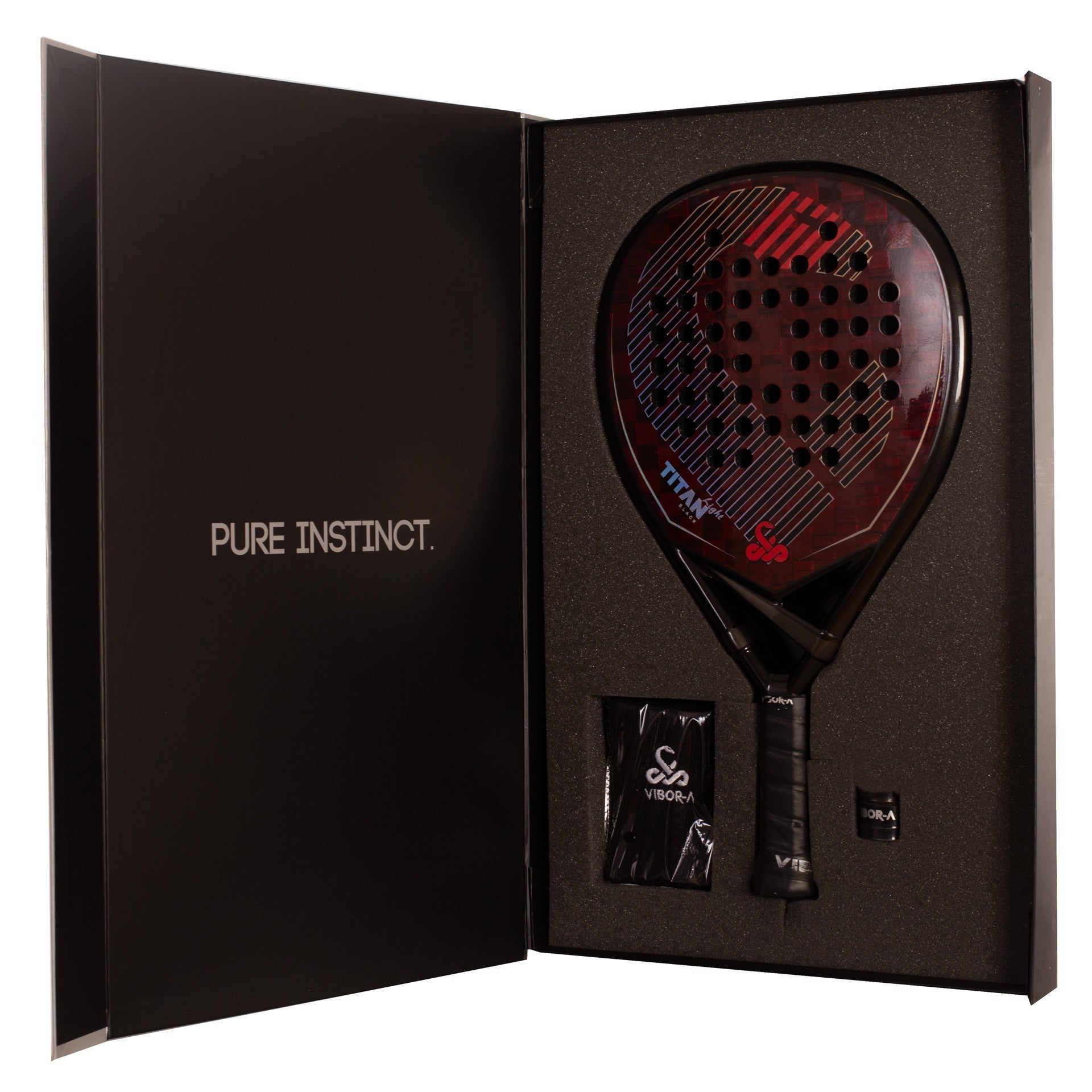 Pack Racket Padel Vibor-a Titan Black Light