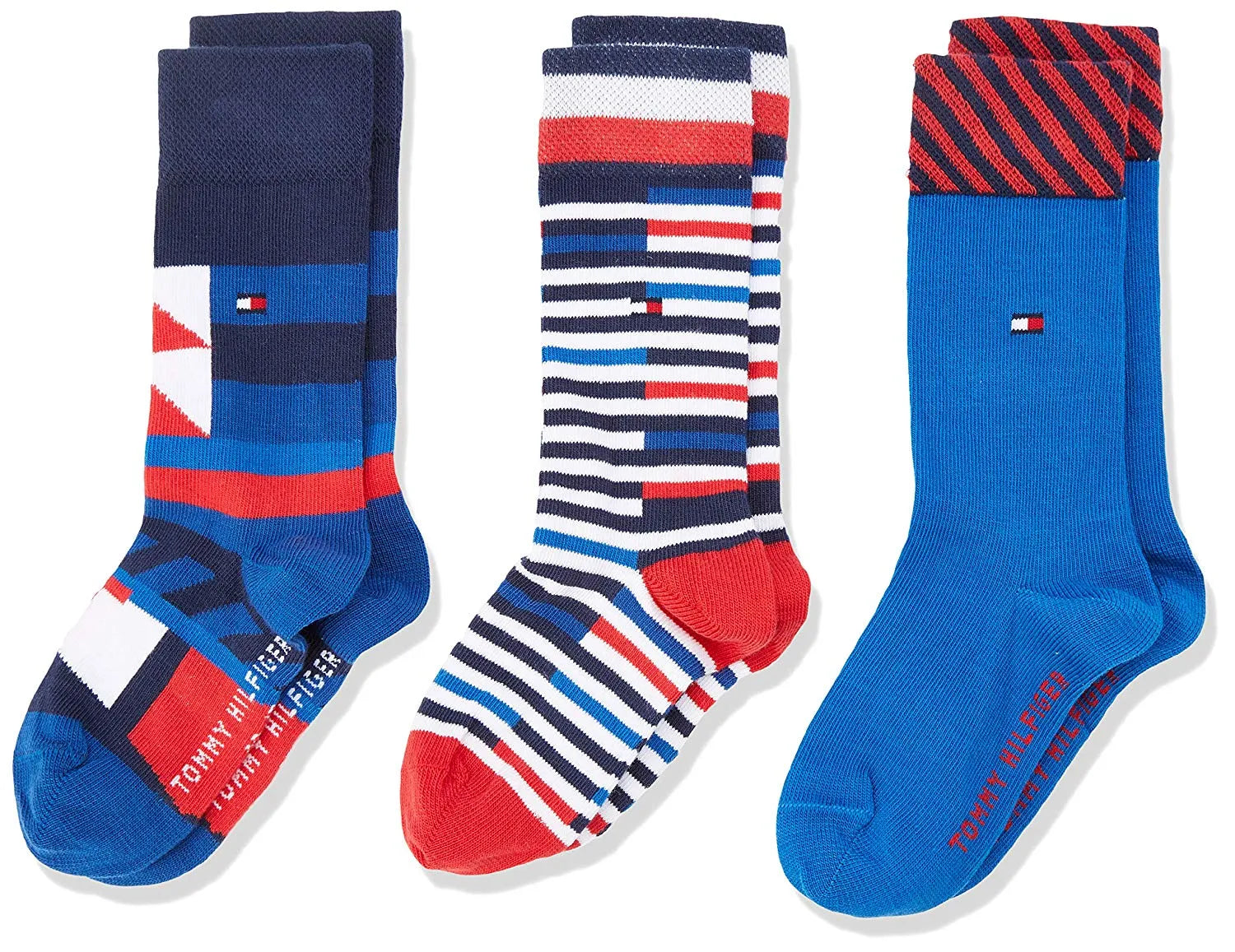 Tommy hilfiger kindersocken pan geschenkbox mix 35-38