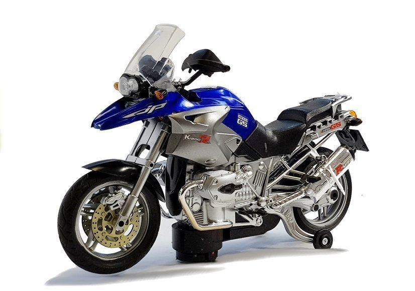 Battery-operated Motorcycle With Lights And Music Blue