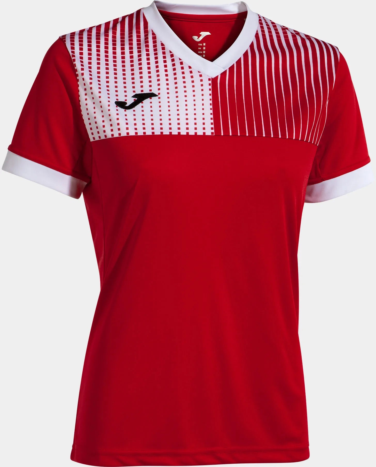 Dámské tričko joma eco supernova červeno-bílé červené/bílé xl