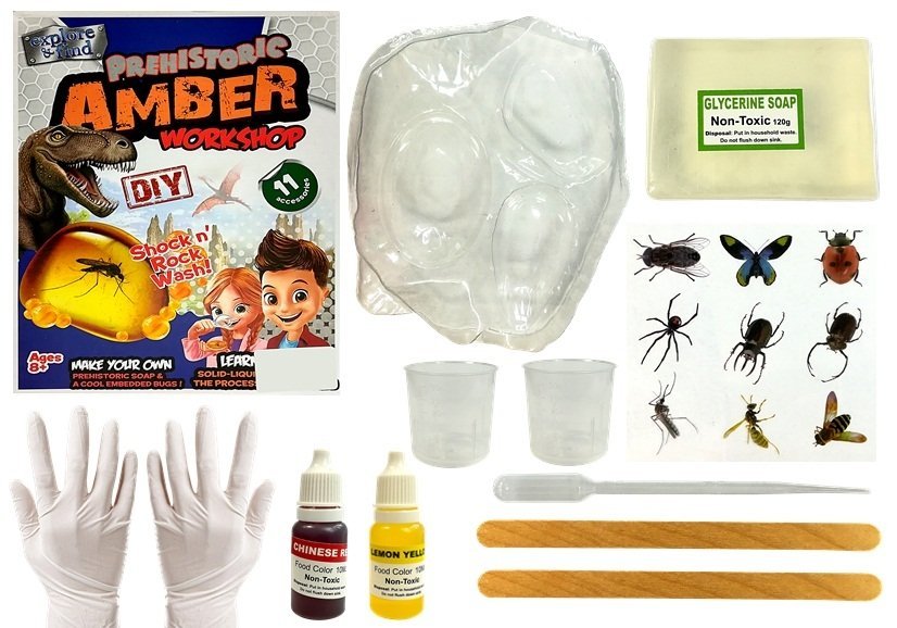 Prehistory Creative Set Create Amber Insects