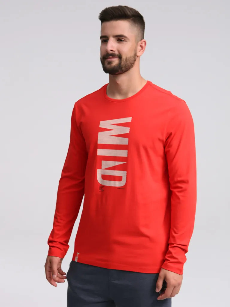 T-shirt męski Loap Allonzo czerwony