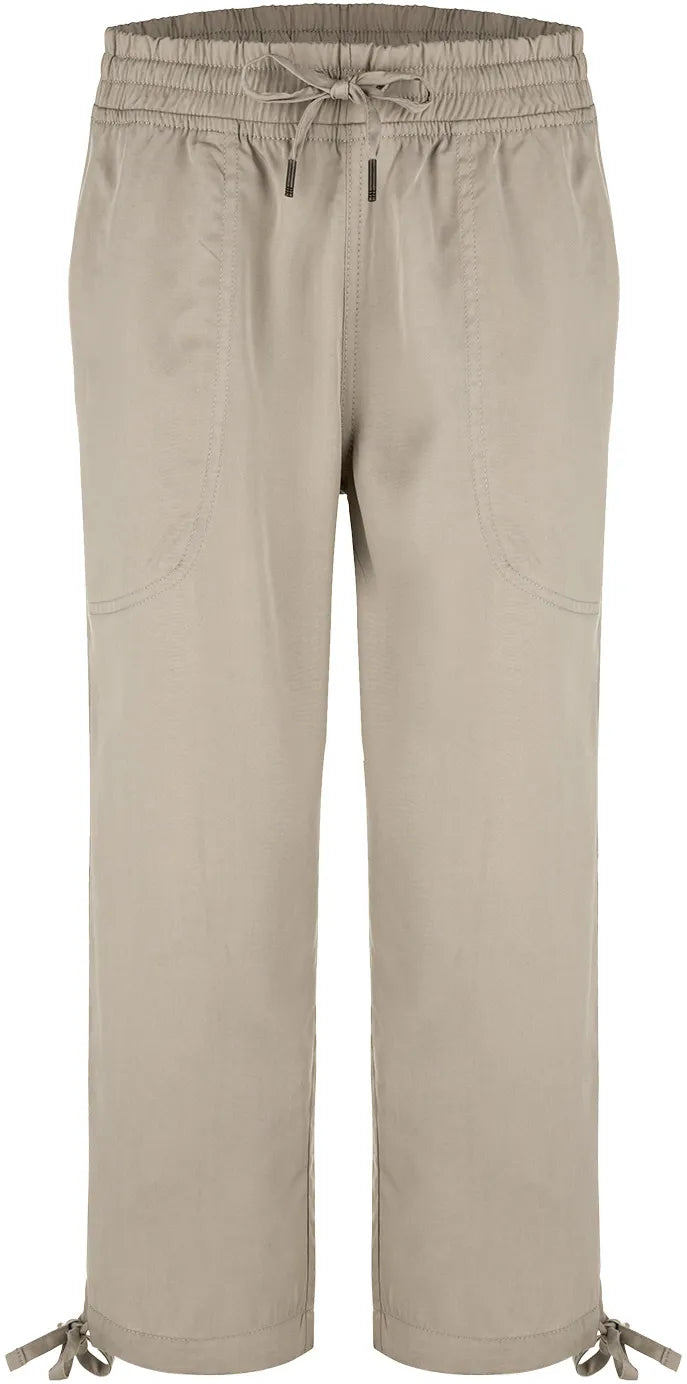 Lúb Capri Pants na mBan Nalis Brown