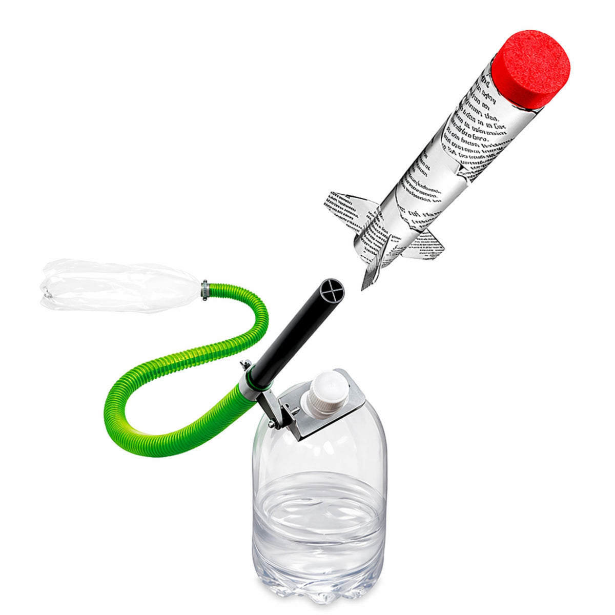 Diy Compressed Air Rocket Educational Science Kit 25m Flight