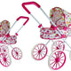 Kočík pre bábiky Retro Big Wheels Flowers