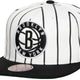 Бяло-черна шапка Mitchell & Ness Nba Retro Brooklyn Nets