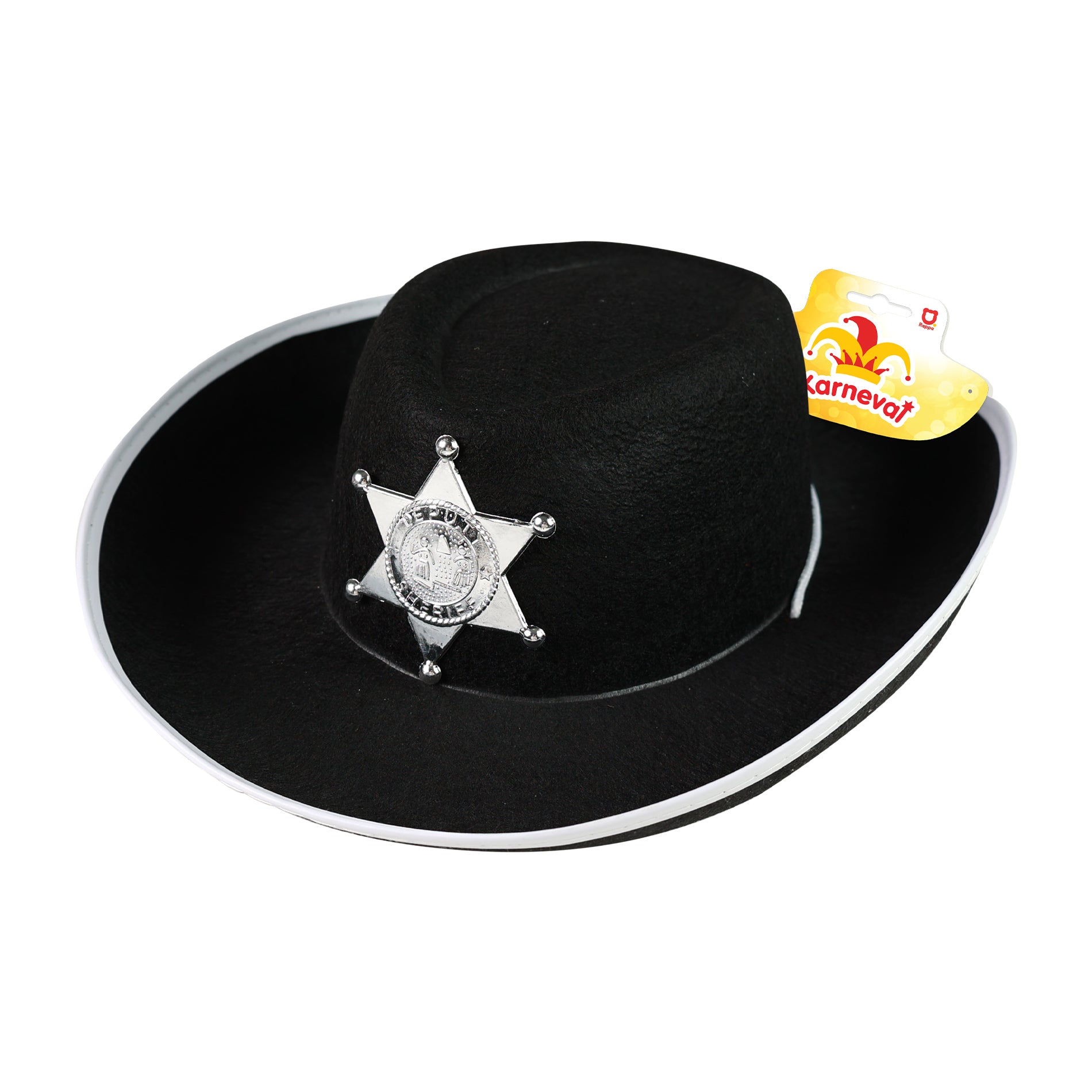 Children Black Sherrif Hat