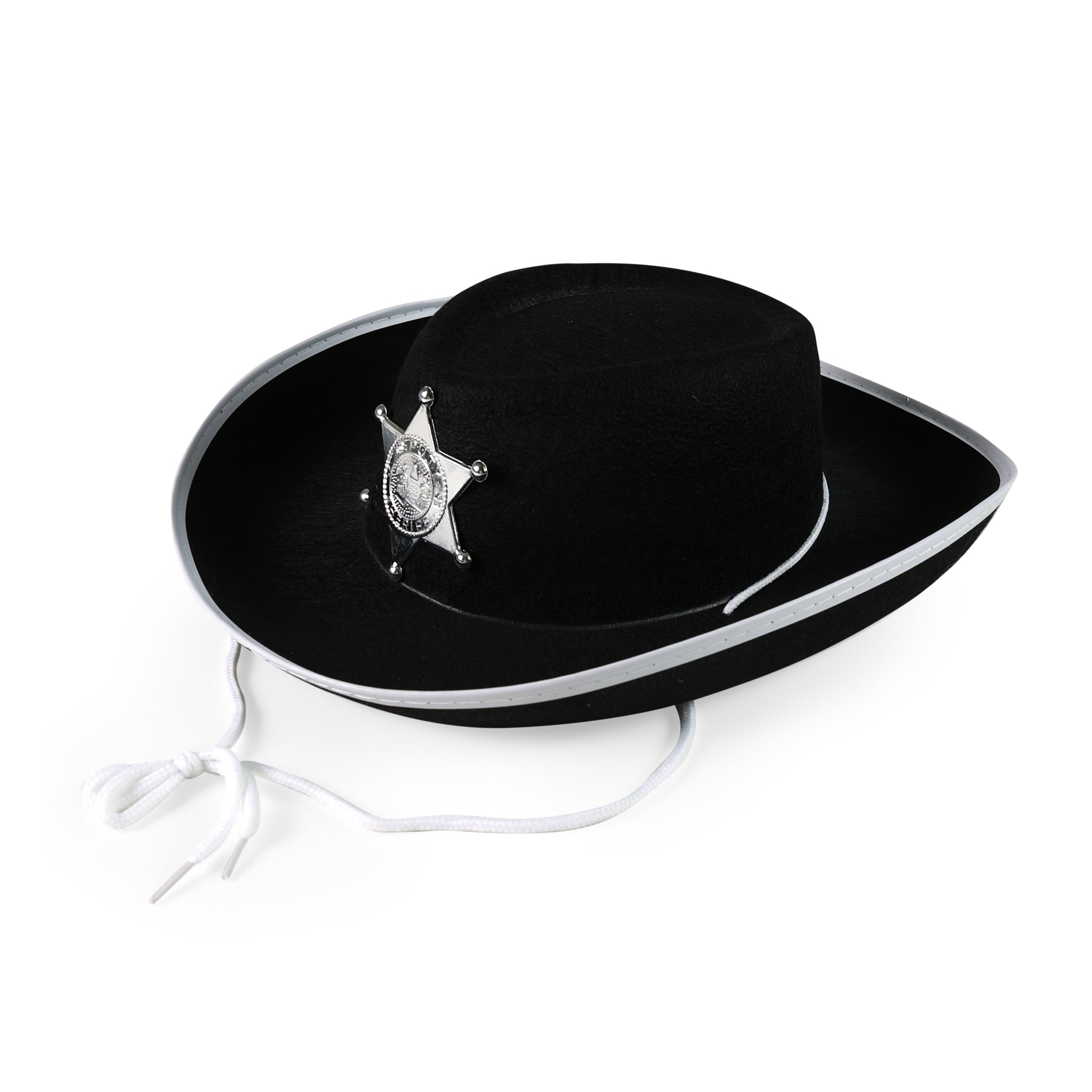 Children Black Sherrif Hat
