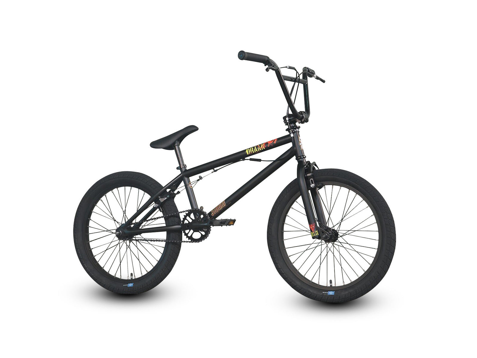 Si Bmx Draak Matt Black 20 - 20"