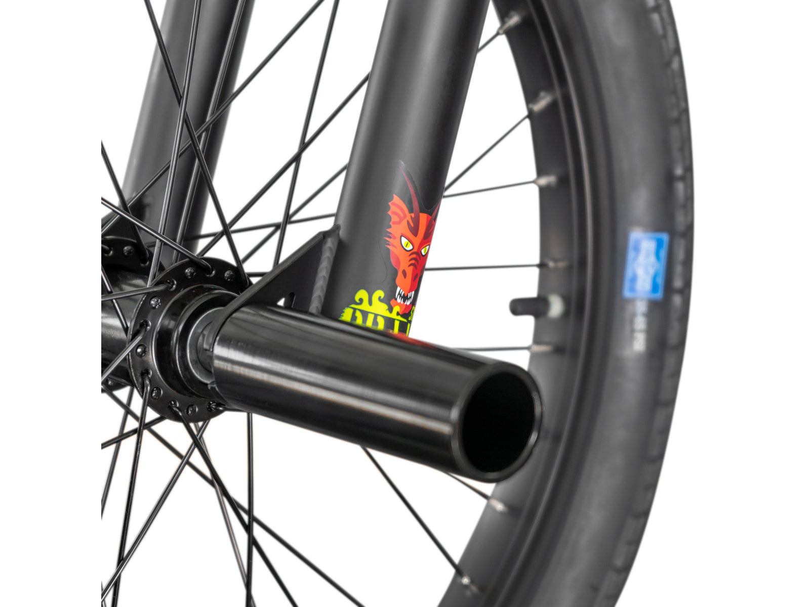 Si Bmx Draak Matt Black 20 - 20"