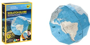 Пъзел 3d Глобус на National Geographic - 21 части