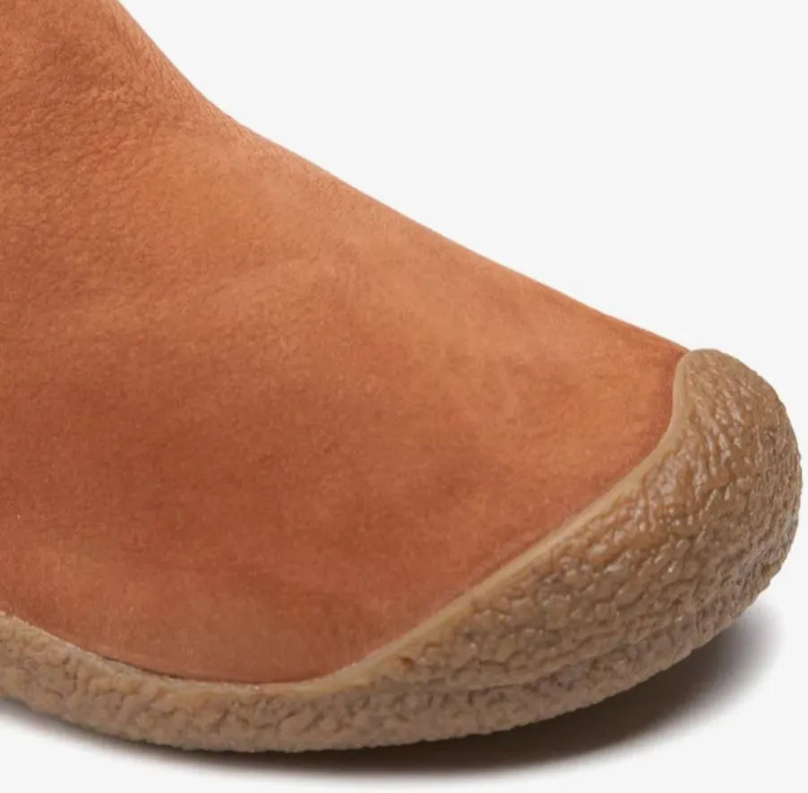 Bróga Leathar na mBan Keen Wmns Mosey Chelsea Leathar Tortoise Shell-birc Brown