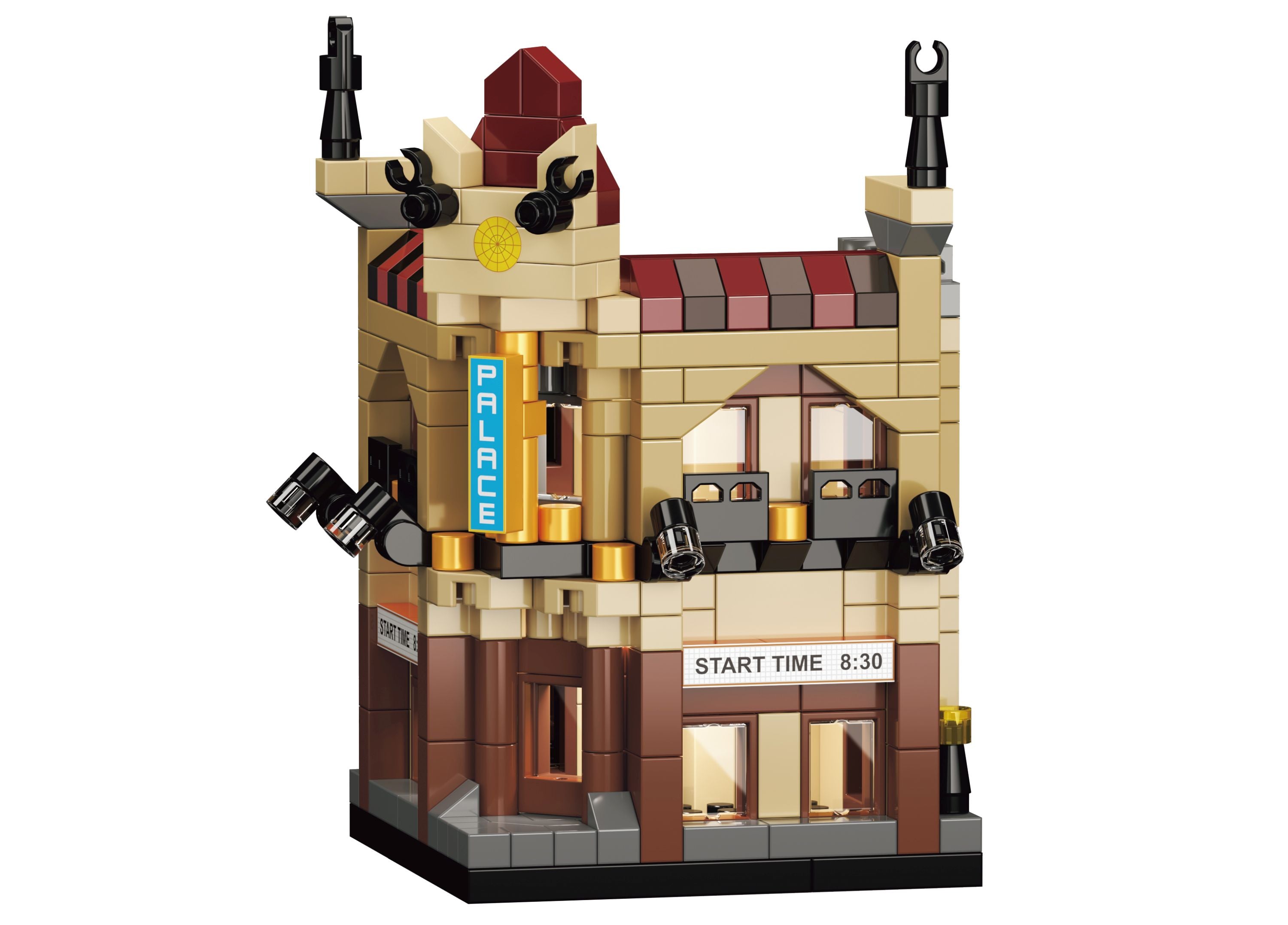 Kit de construcción Koco Cinema 300 piezas 5,5x5,5x7 cm