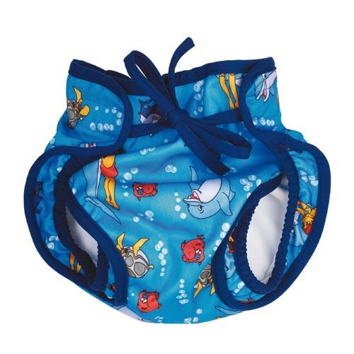 Beco Swim Ble Ble-formet Blue Sea Animal Motiv