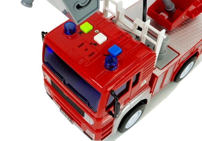 Fire Engine With Pull Ladder Red 1:20 With Sound