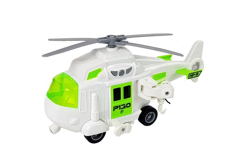 Auto Transporter On Batteries 1:16 With A Helicopter