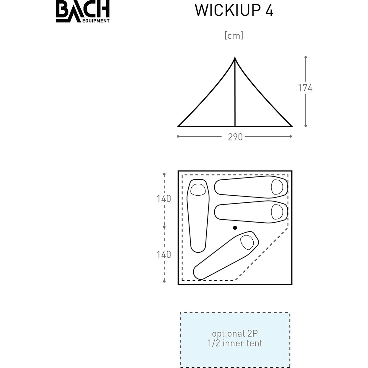 Bach Wickiup 4 Willow Bough Green