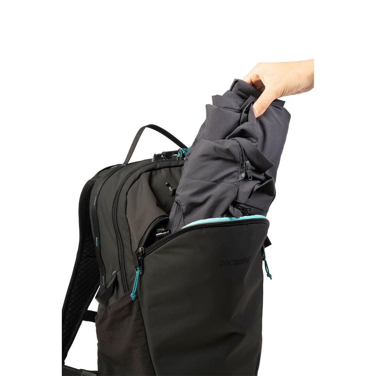 Mochila Pacsafe Eco 18l Econyl Negro